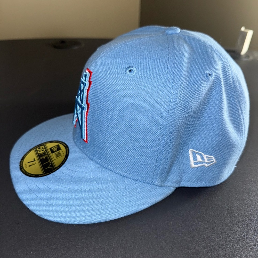 Houston Oilers New Era Fitted Hat - 7 3/8